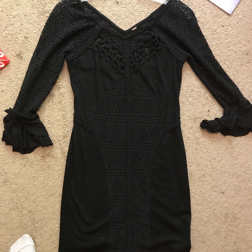 Free People Lace and Crochet Bodycon